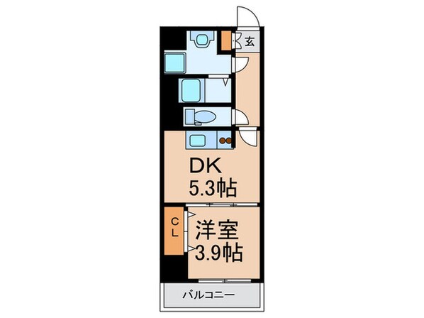 ドゥーエ玉造の物件間取画像